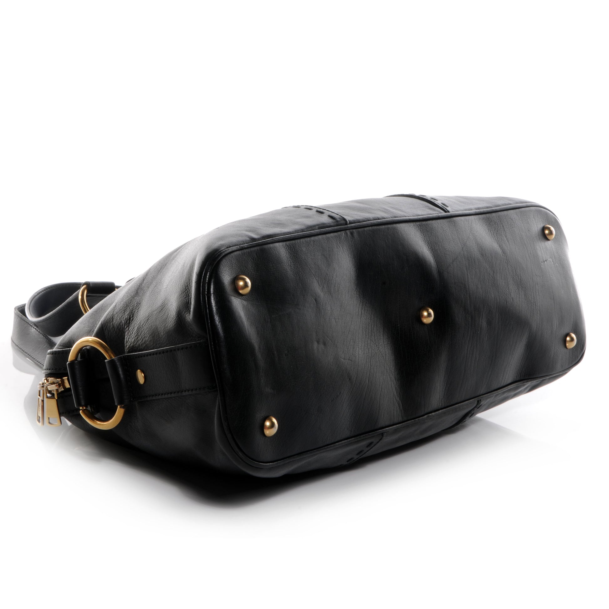 Saint Laurent Leather Large Muse Black 4 of 9