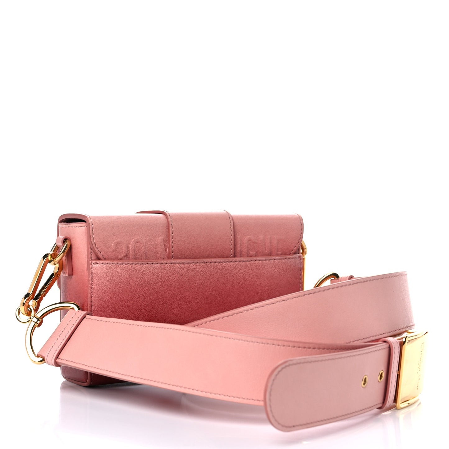 Gradient Smooth Calfskin Gradient 30 Montaigne Box Bag Rose Multicolor