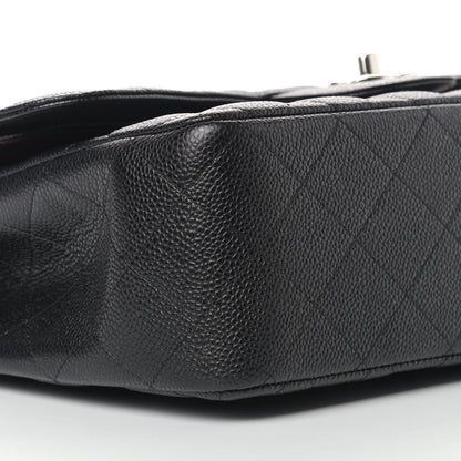 Chanel Caviar Quilted Jumbo Double Flap Black 7 of 11