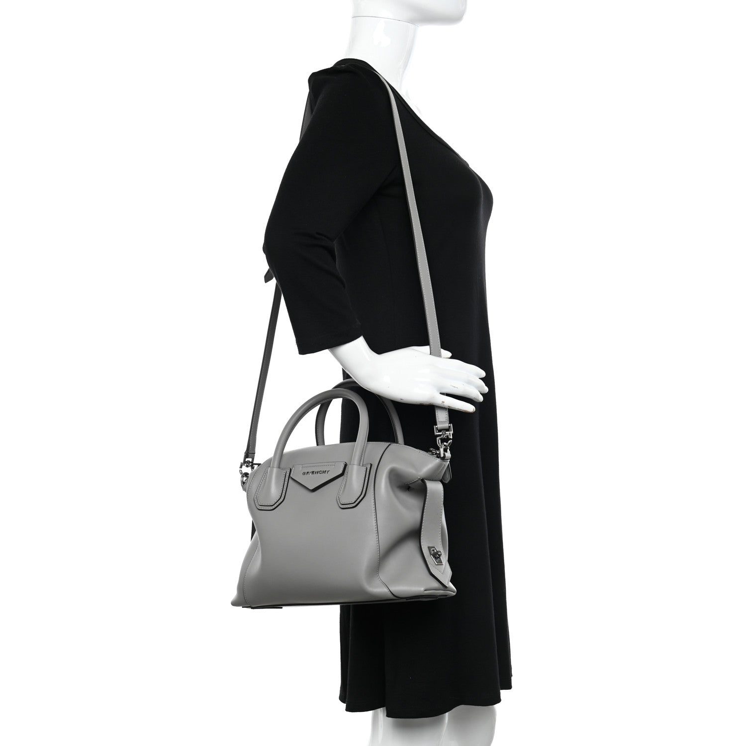 Givenchy Calfskin Small Soft Antigona Pearl Grey 2 of 11