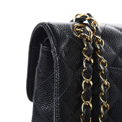 Chanel Caviar Quilted Small Double Flap Black 12 of 13