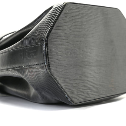 Louis Vuitton Epi Sac D'Epaule Black 5 of 10