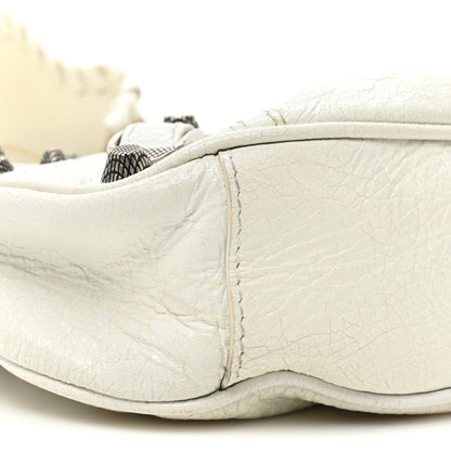 Balenciaga Agneau Arena Le Cagole Shoulder Bag XS Optic White 9 of 14
