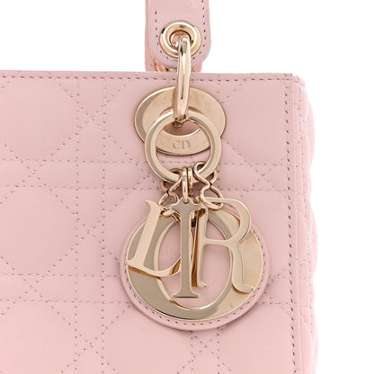 Christian Dior Lambskin Cannage Small My ABCDior Lady Dior Powder Pink 8 of 16