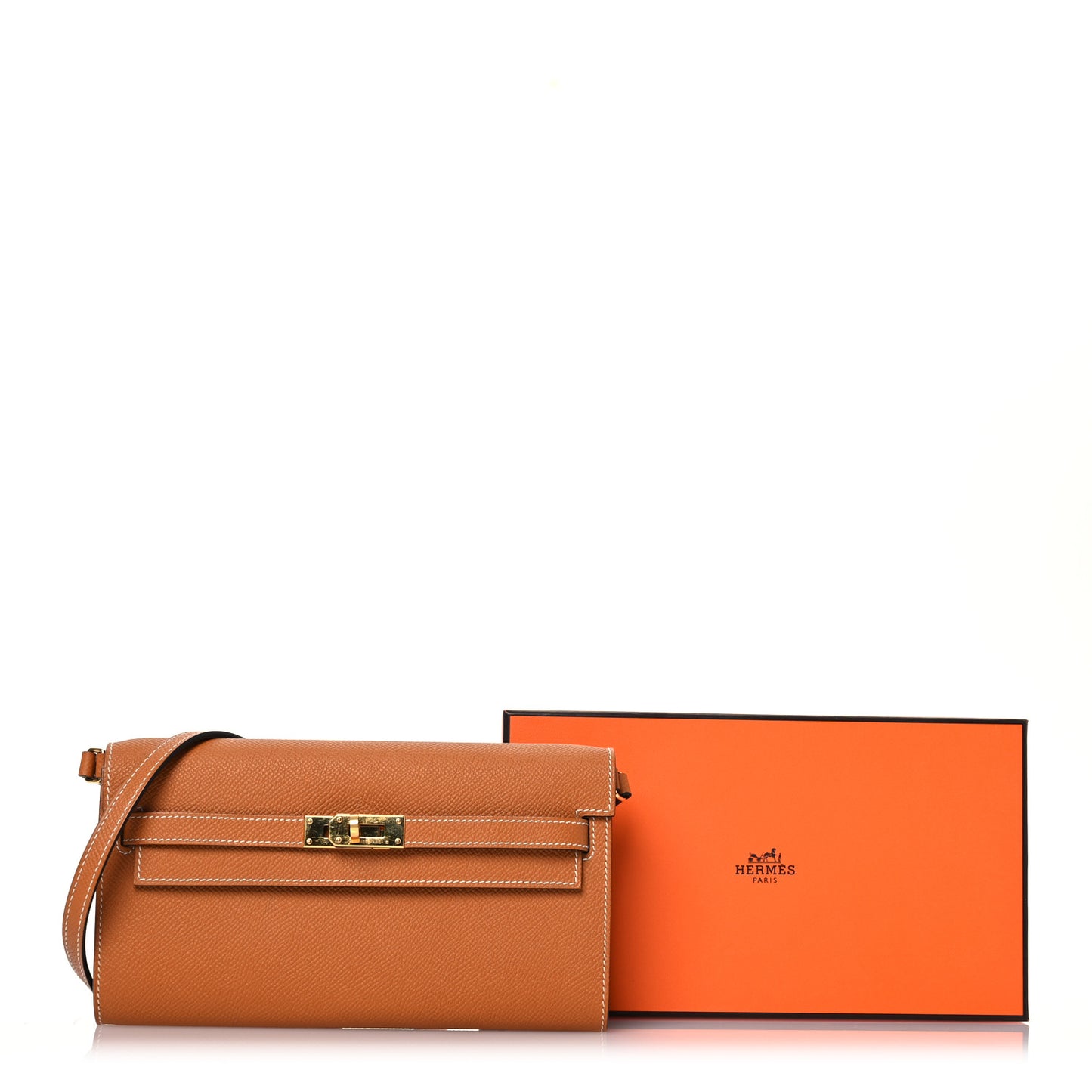 Epsom Kelly Wallet To Go Gold