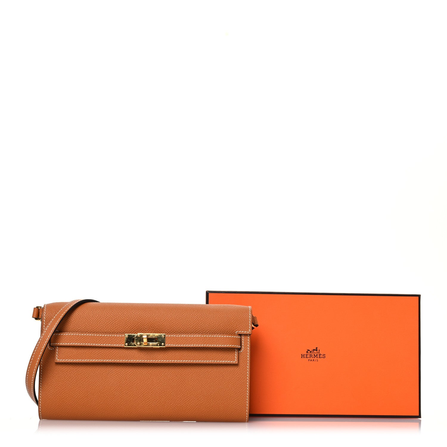 Hermes Epsom Kelly Wallet To Go Gold 14 of 14