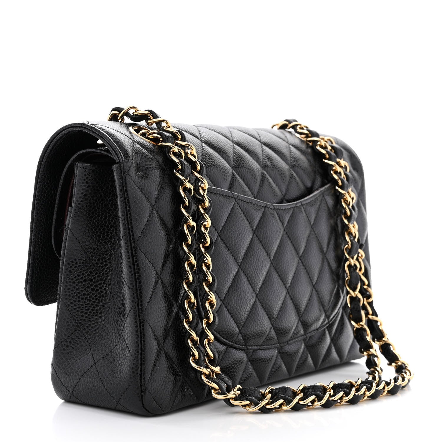 Chanel Caviar Quilted Medium Double Flap Black 3 of 11