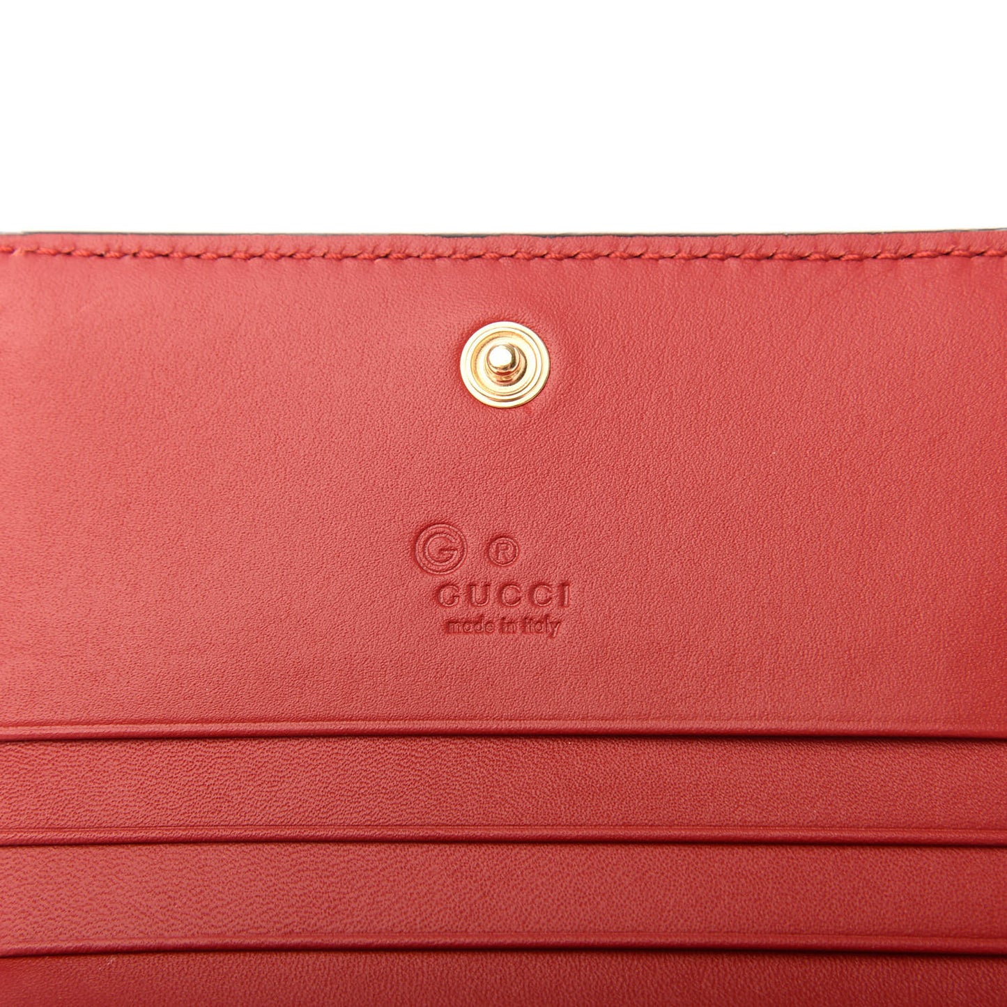 GG Supreme Monogram Blooms Card Case Wallet Beige Blue Navy Hibiscus Red