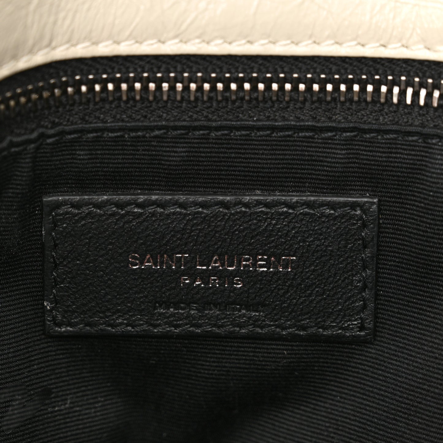 Crinkled Calfskin Matelasse Monogram Medium Niki Chain Satchel Crema Soft