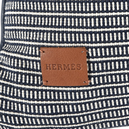 Hermes Wool Mini Grapho Tempo Cushion Pillow Encre 3 of 4