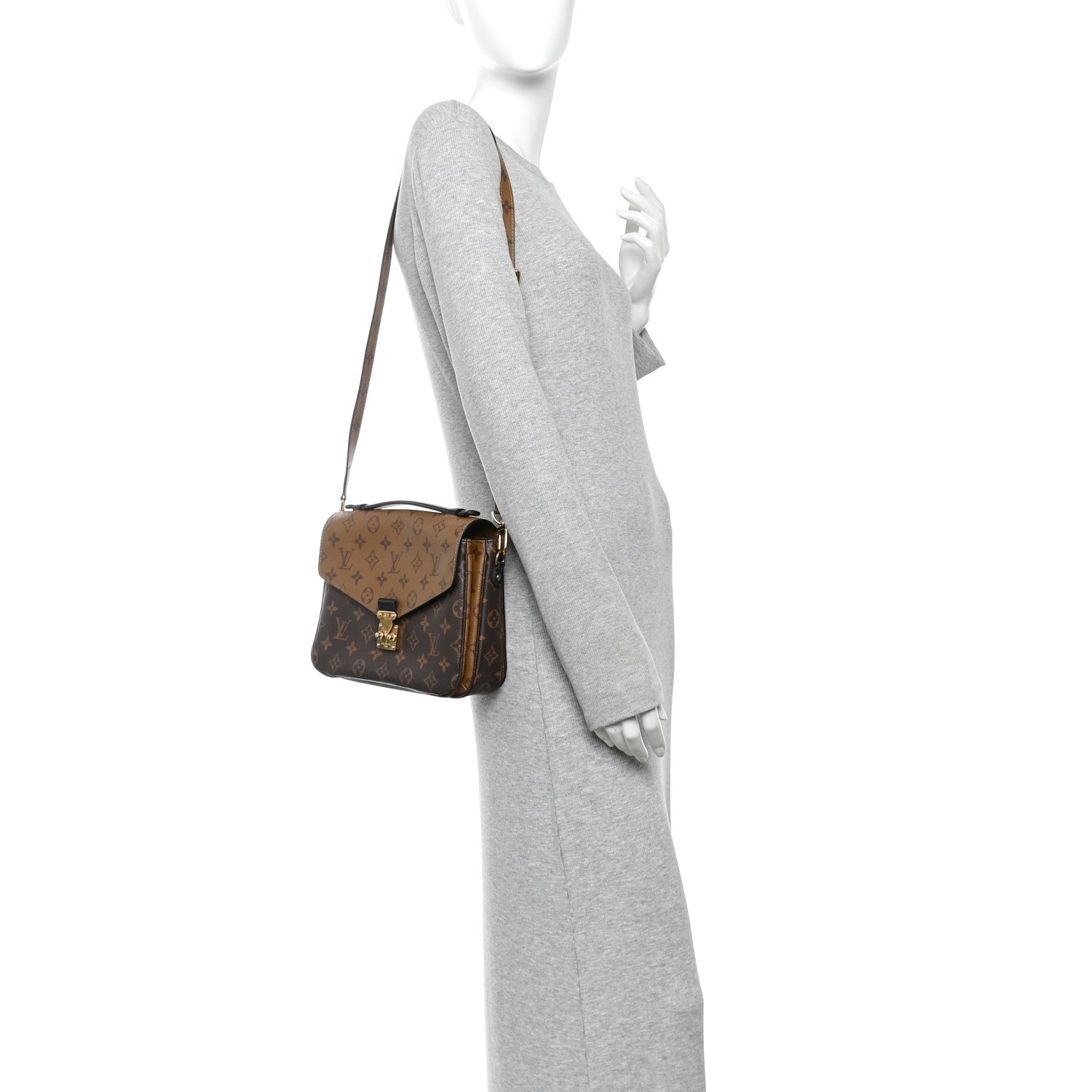 Louis Vuitton Reverse Monogram Pochette Metis 2 of 12
