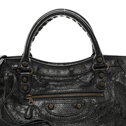 Balenciaga Agneau Giant 12 Gunmetal Hardware City Black 5 of 9