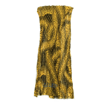 Louis Vuitton Cotton Monogram Kusama Infinity Dots Pareo Scarf Yellow 2 of 5