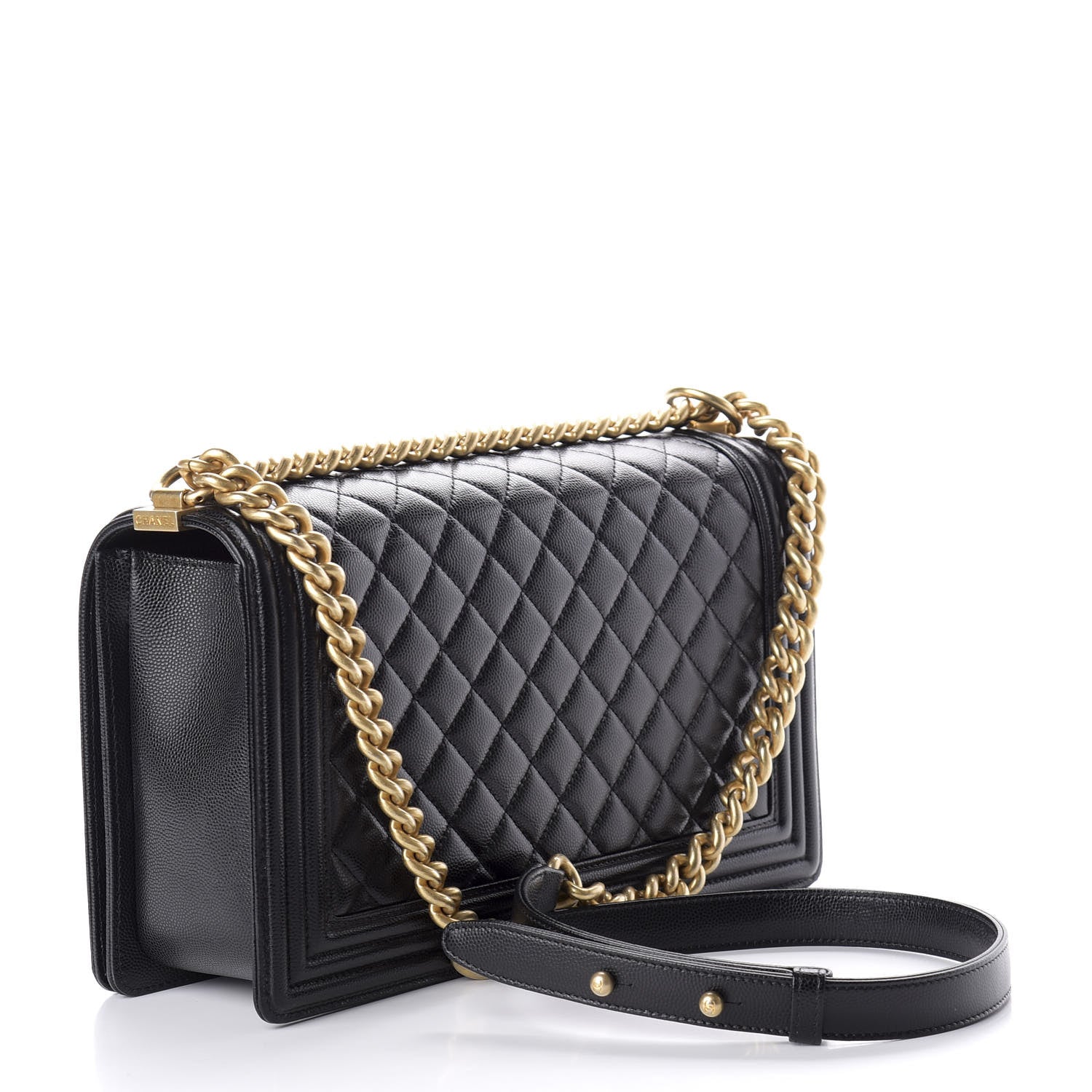 Chanel Caviar Quilted New Medium Boy Flap Black 3 of 9