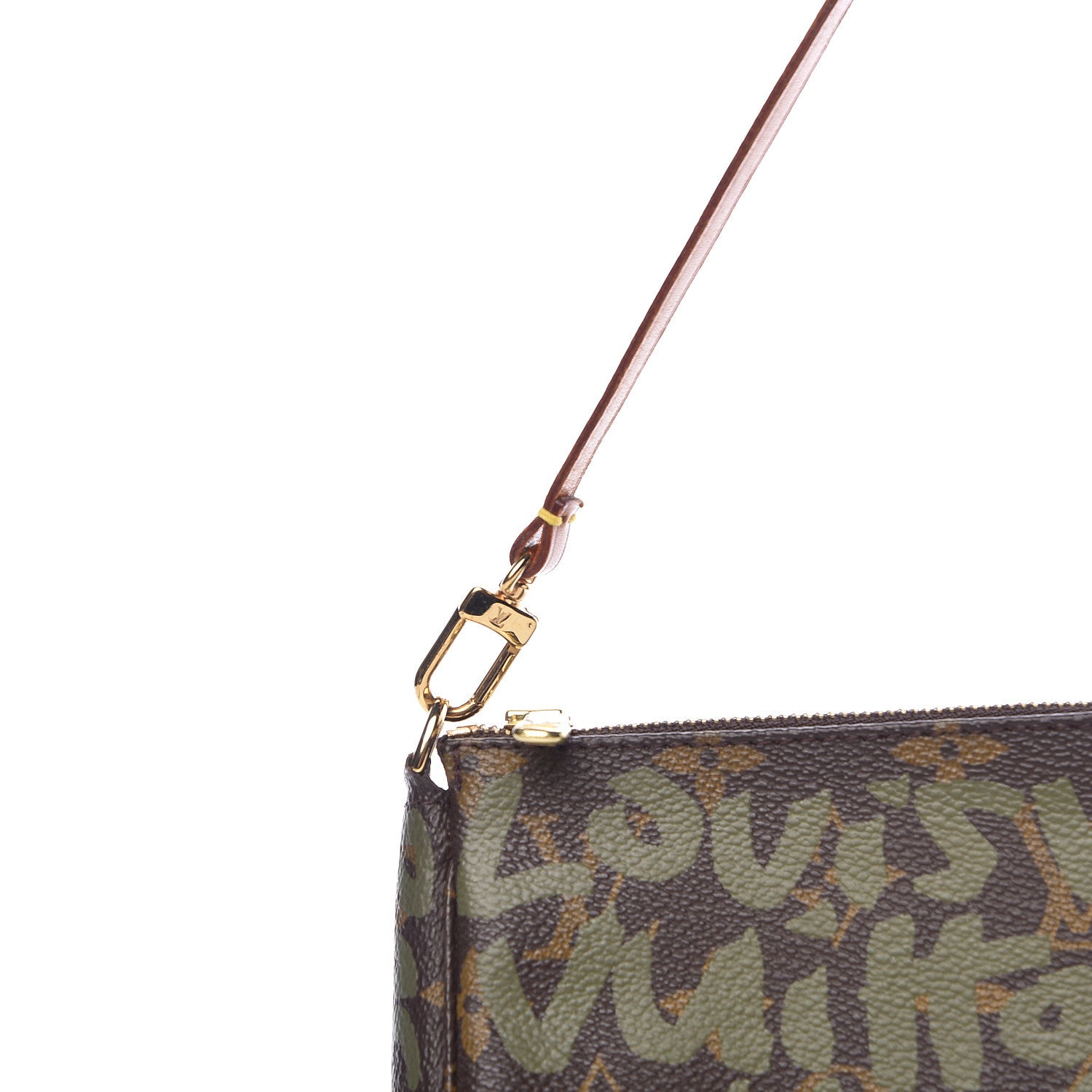 Louis Vuitton Monogram Graffiti Pochette Accessories Kaki 10 of 10