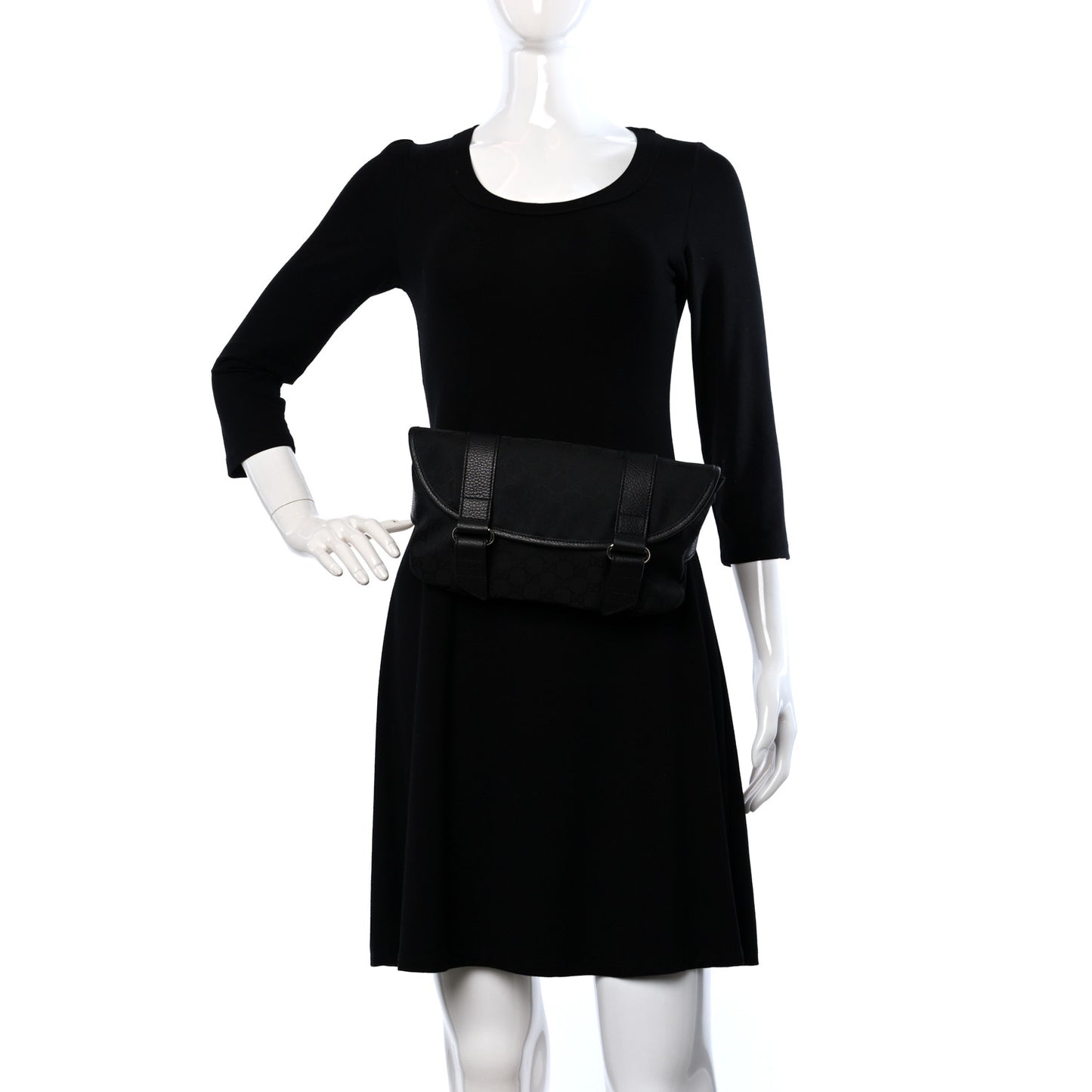 Monogram Waist Belt Bag Black