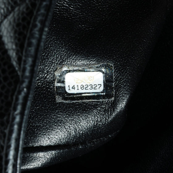 Caviar Maxi Single Flap Black