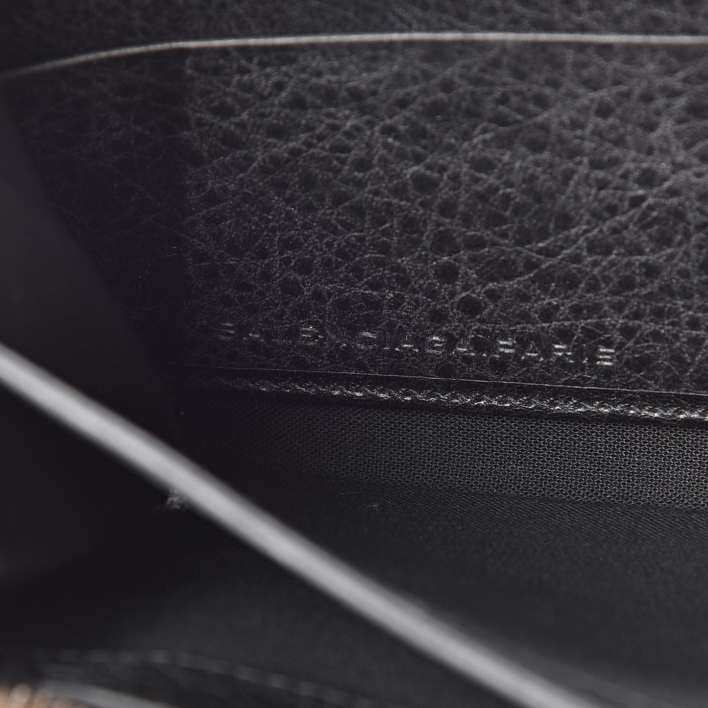 Agneau Classic Hardware Continental Zip Around Wallet Black