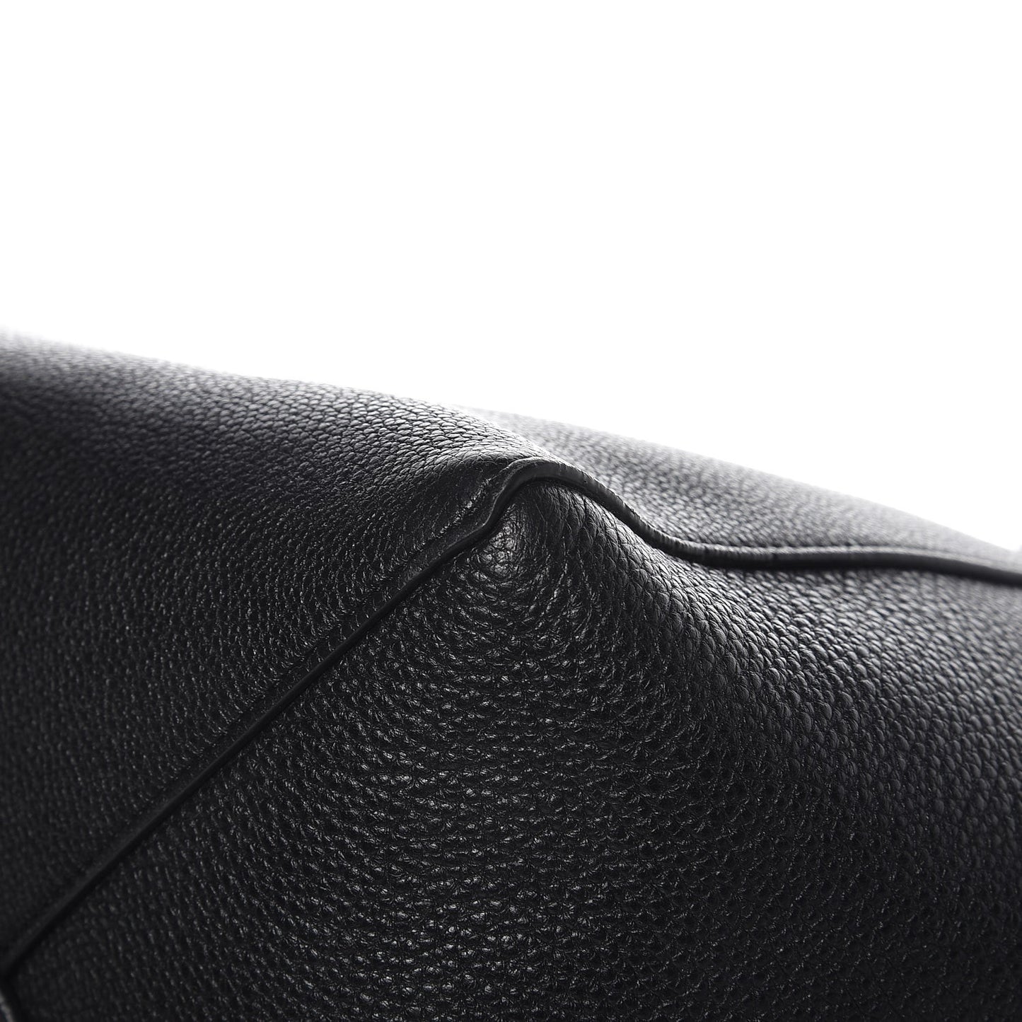 Soft Grained Calfskin Small Belt Cabas Phantom Black