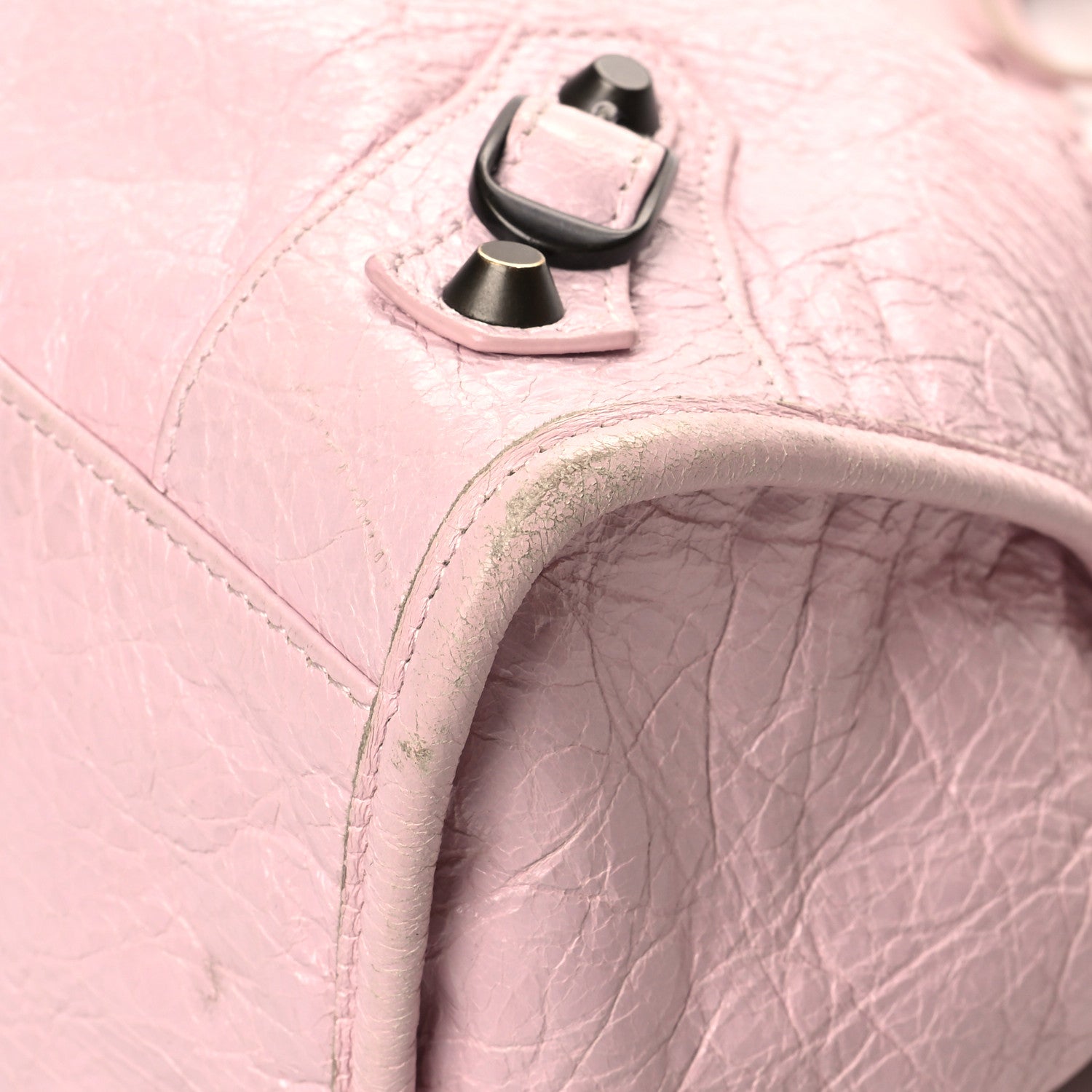 Balenciaga Agneau Classic Hardware City Rose Poudre Rose Petunia 9 of 14