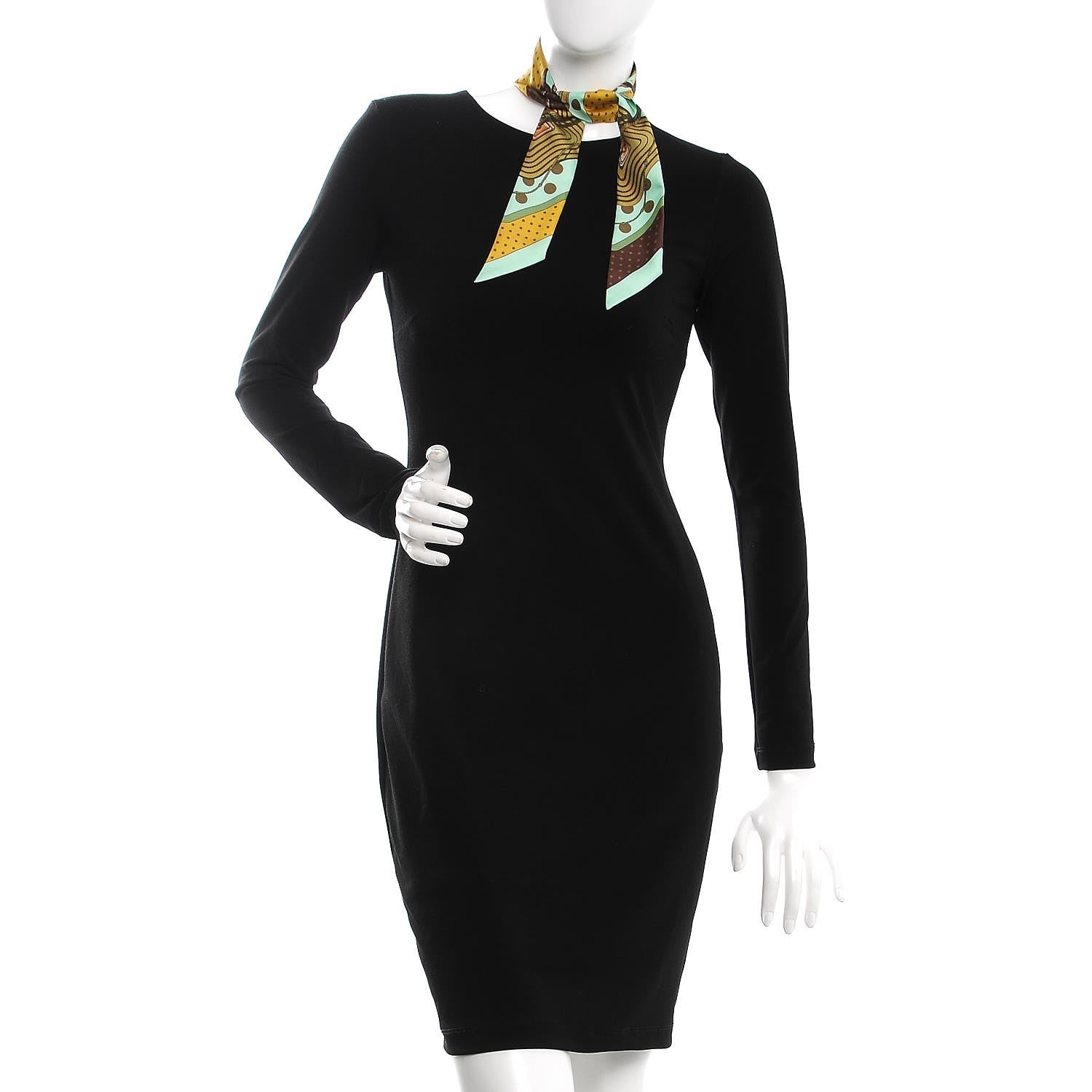 Hermes Silk Clic-Clac A Pois Twilly 2 of 5