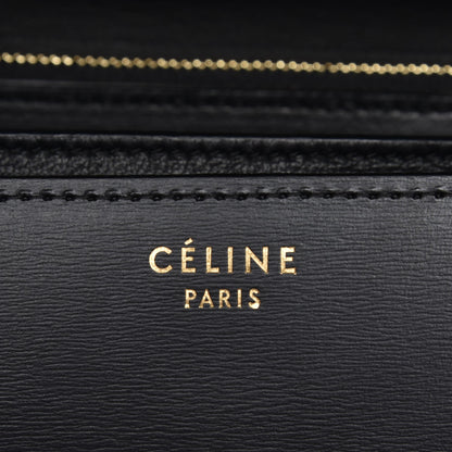Celine Box Calfskin Medium Classic Box Flap Bag Black 6 of 7