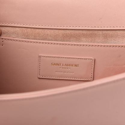 Saint Laurent Calfskin Classic Monogram Tassel Clutch Pale Blush 8 of 9