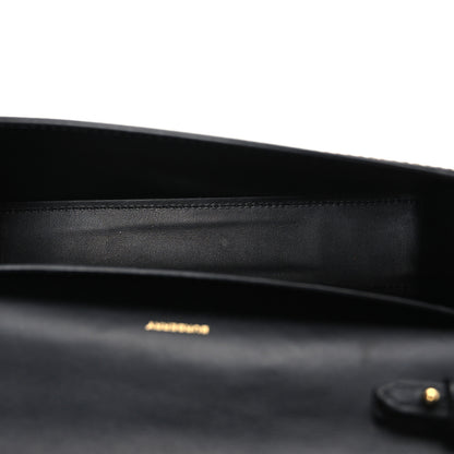 Burberry Calfskin Mini Vintage Check Note Bag Black 4 of 10