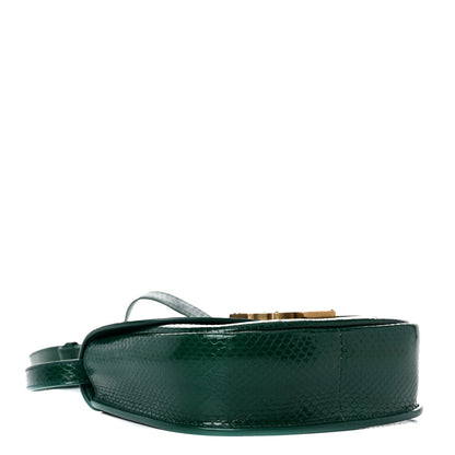 Saint Laurent Watersnake Small Kaia Satchel Green 4 of 12