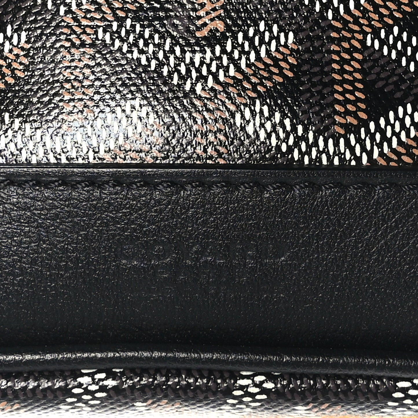 Goyardine Petit Flot Bucket Bag PM Black