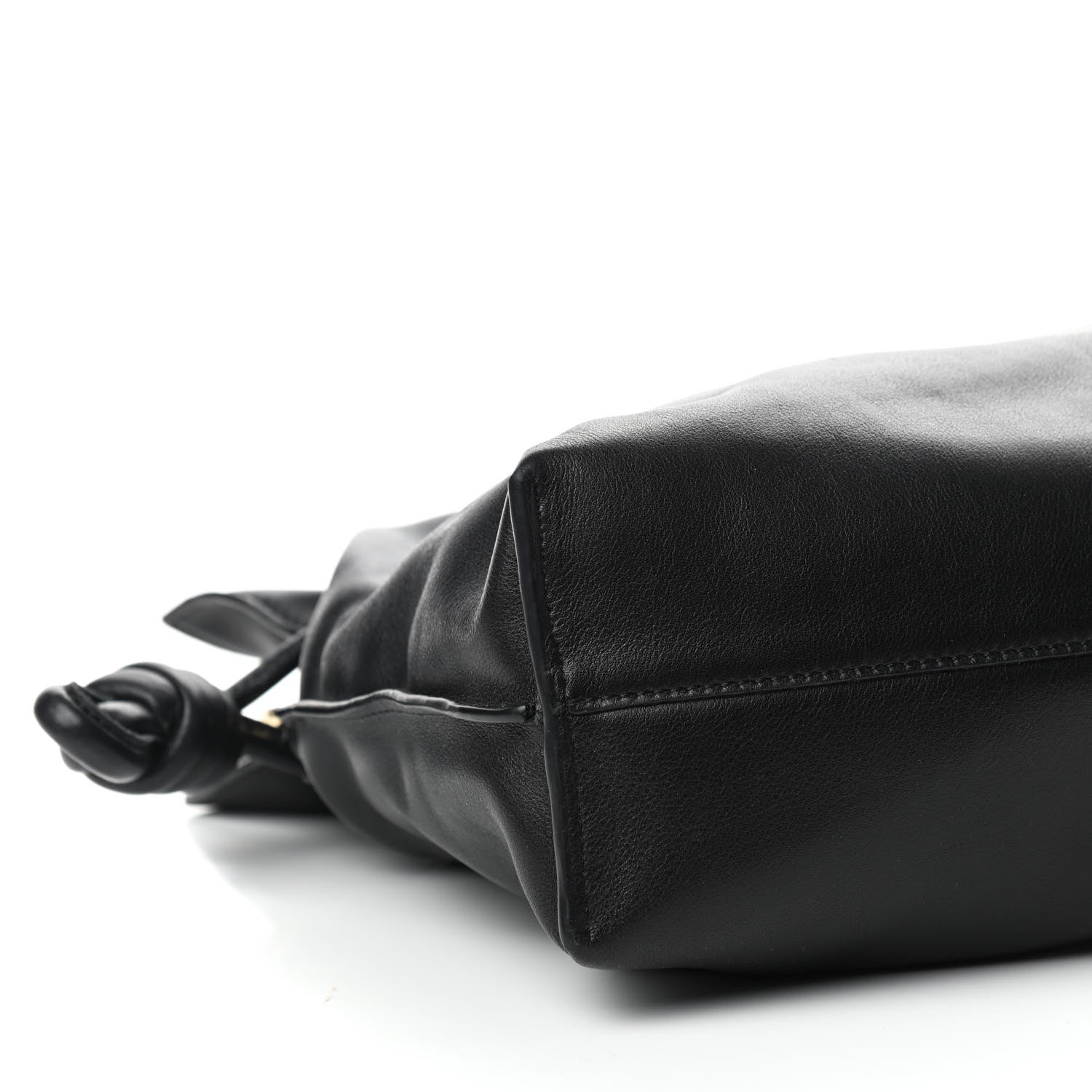 Loewe Calfskin Small Flamenco Knot Bag Black 8 of 10