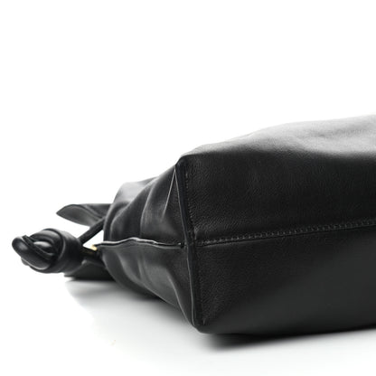Loewe Calfskin Small Flamenco Knot Bag Black 8 of 10