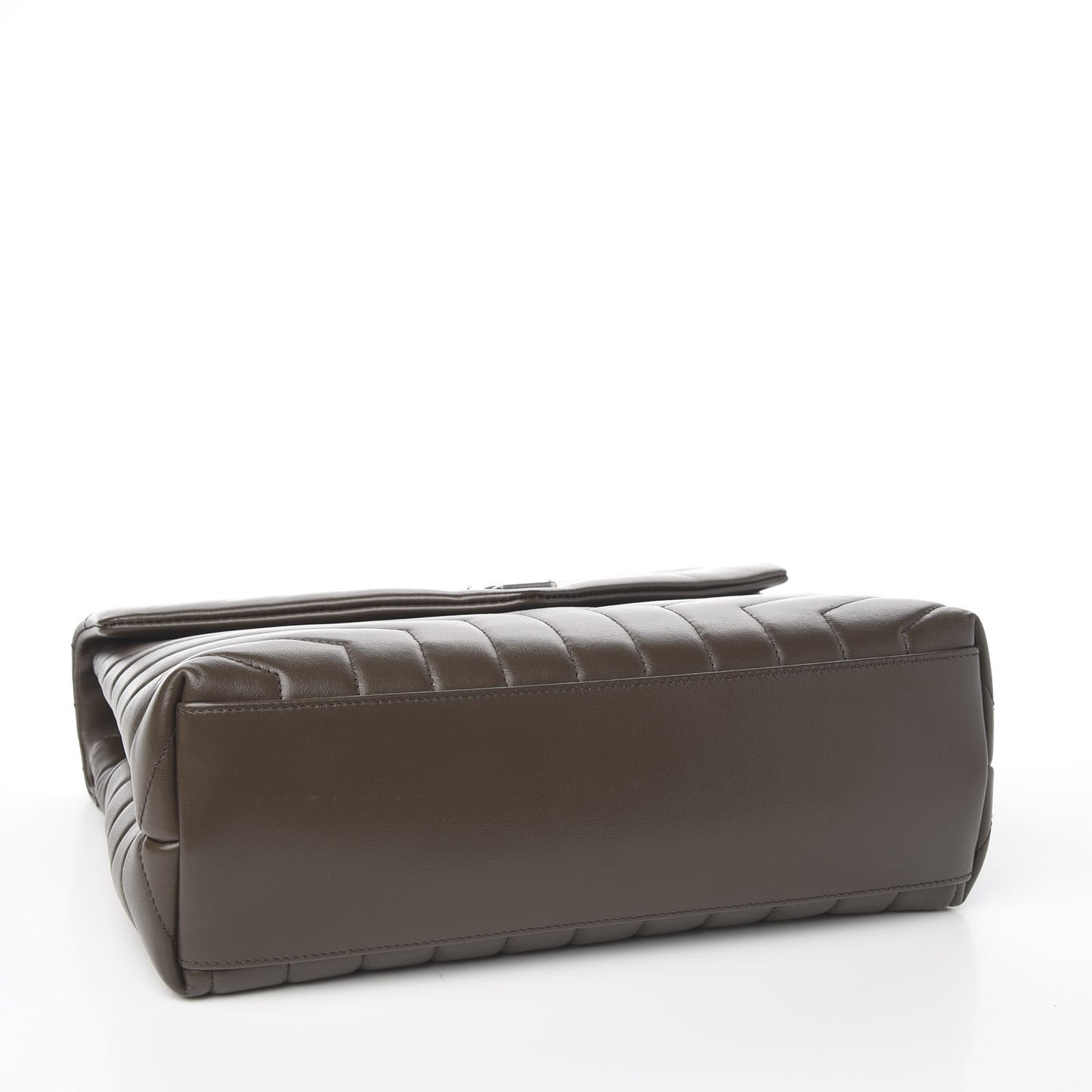 Calfskin Y Quilted Monogram Medium Loulou Chain Satchel Faggio