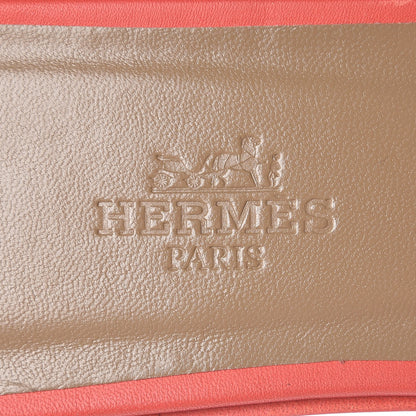 Hermes Calfskin Omaha Sandals 37.5 Pavot 7 of 11