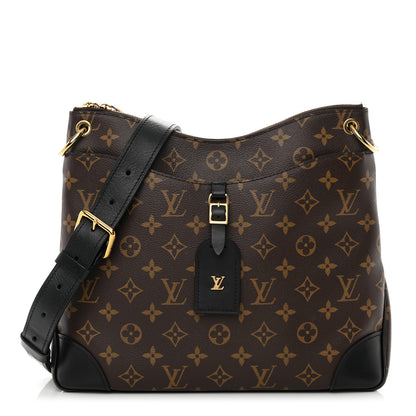 Louis Vuitton Monogram Odeon MM Black 1 of 13
