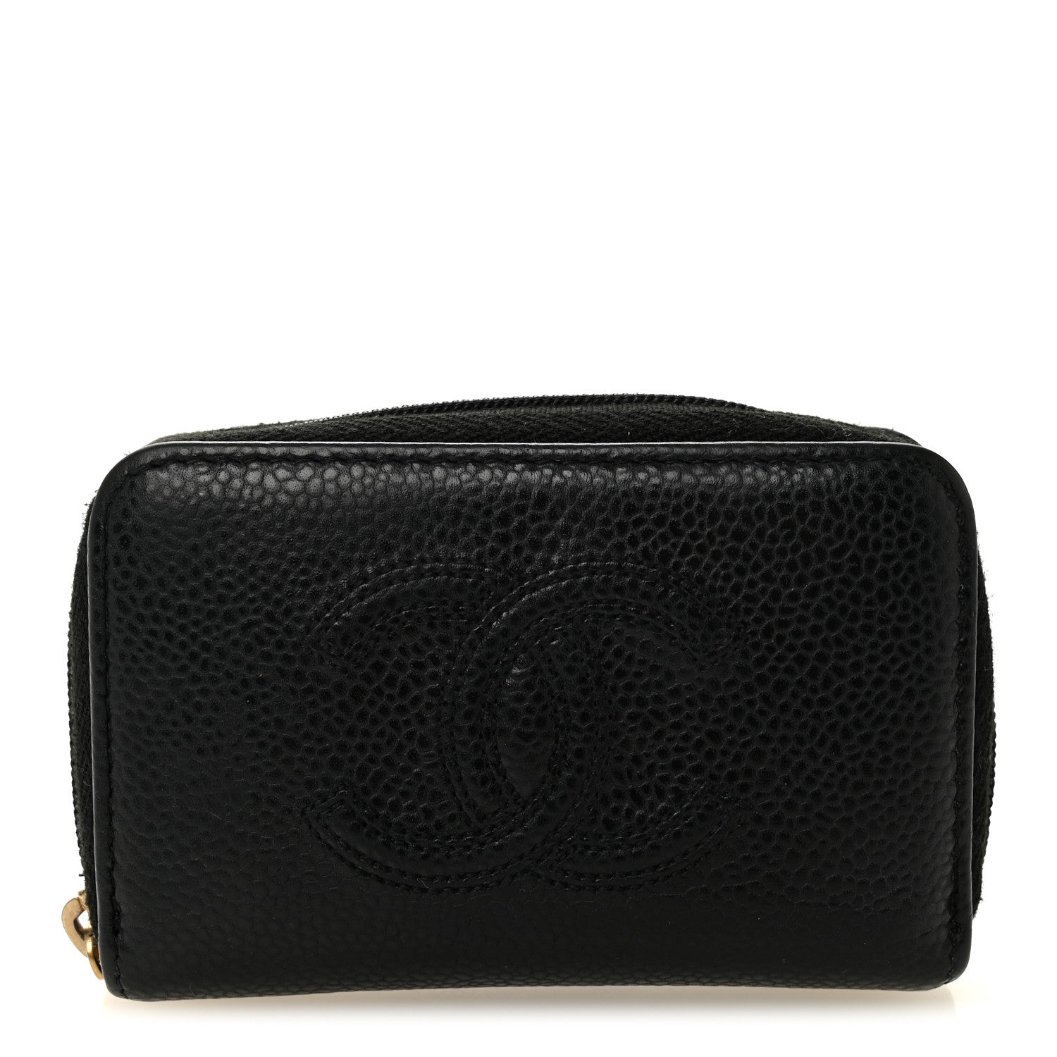 CHANELタイムレスCCウォレット Chanel Caviar Timeless CC Zip Around Coin Purse Black 1847909
