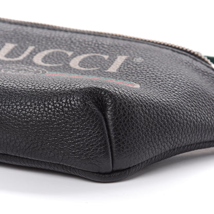 Gucci Grained Calfskin Small Logo Belt Bag Black 9 of 10