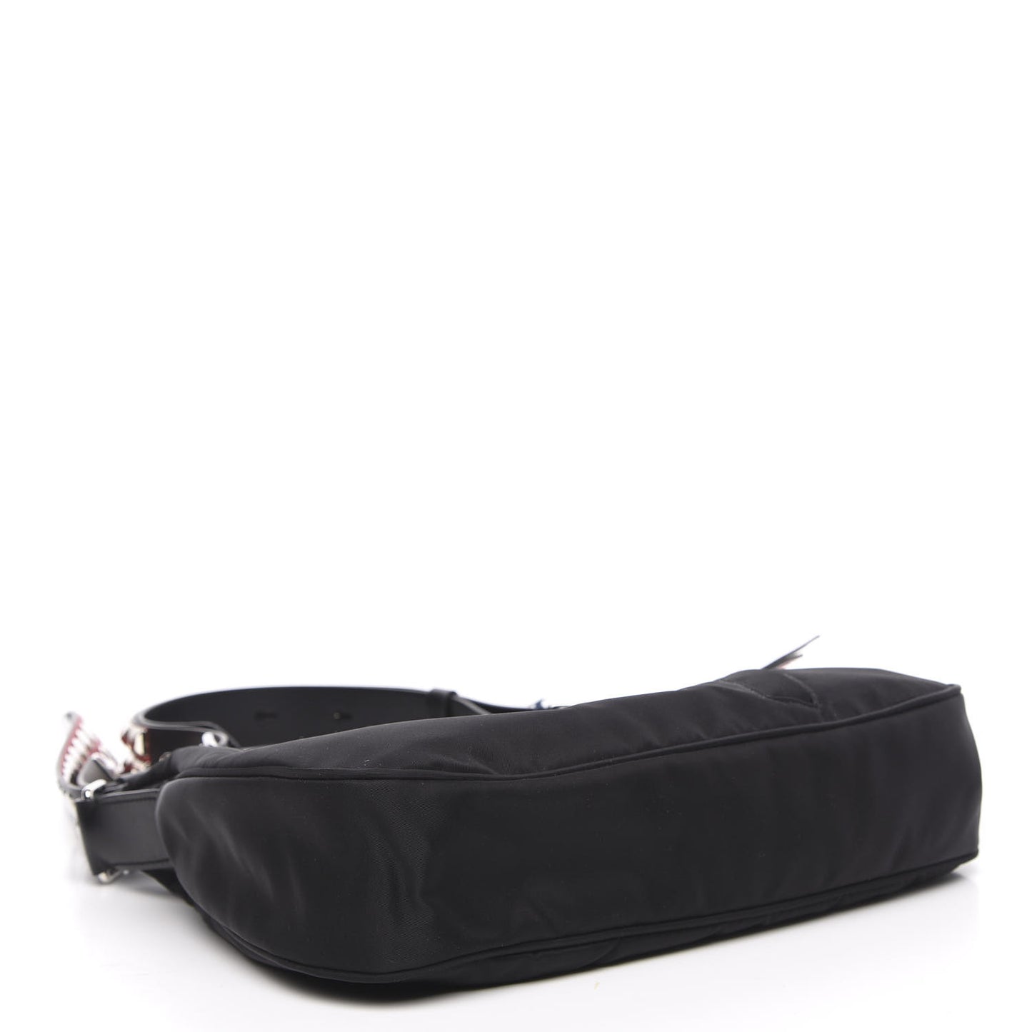 Tessuto Nylon Studded New Vela Hobo Black Fuoco