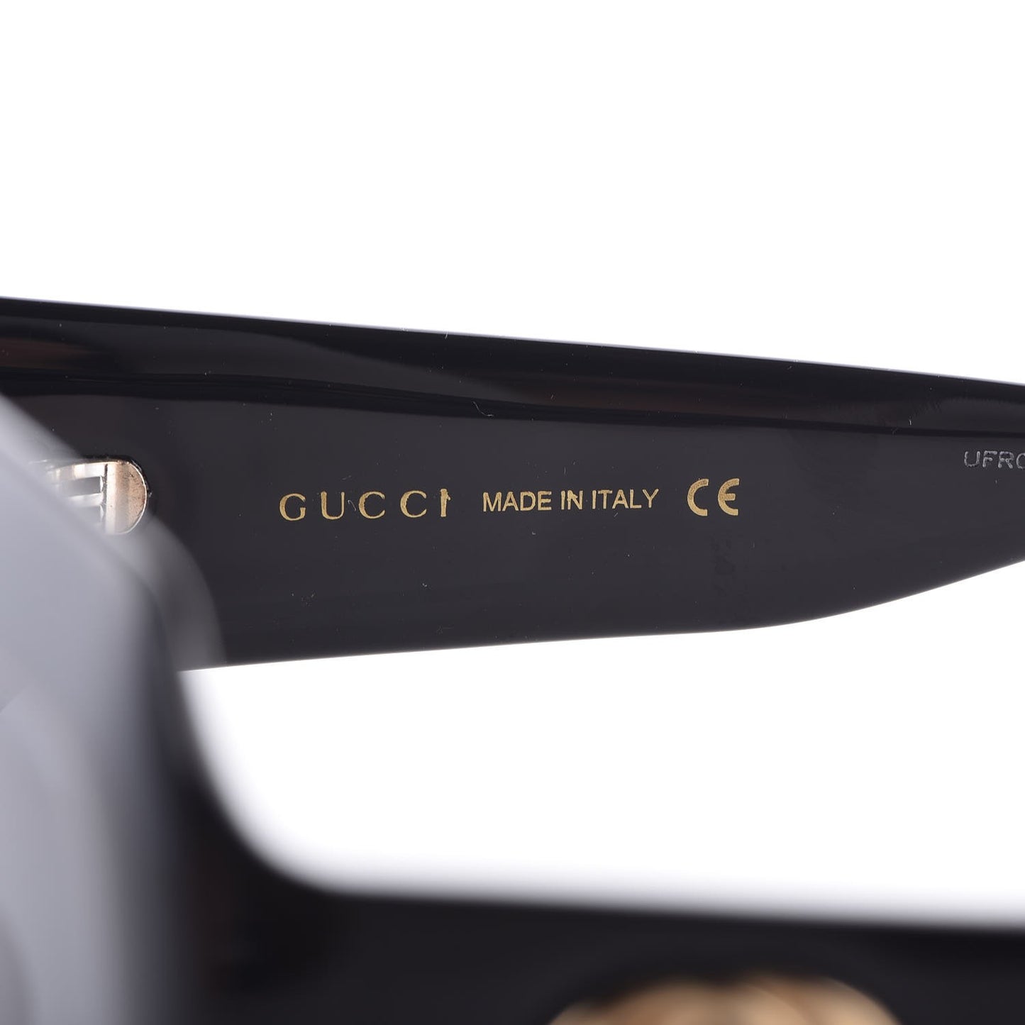 Acetate Square Frame Sunglasses GG0053S Black