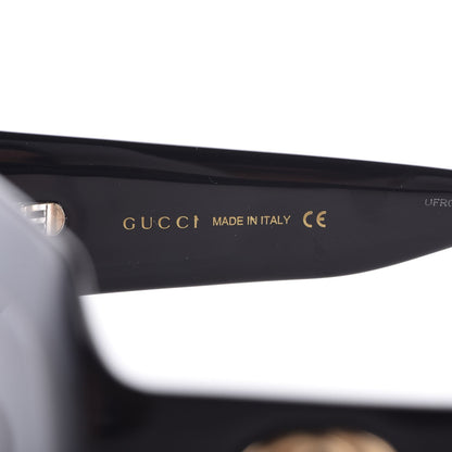 Gucci Acetate Square Frame Sunglasses GG0053S Black 6 of 9