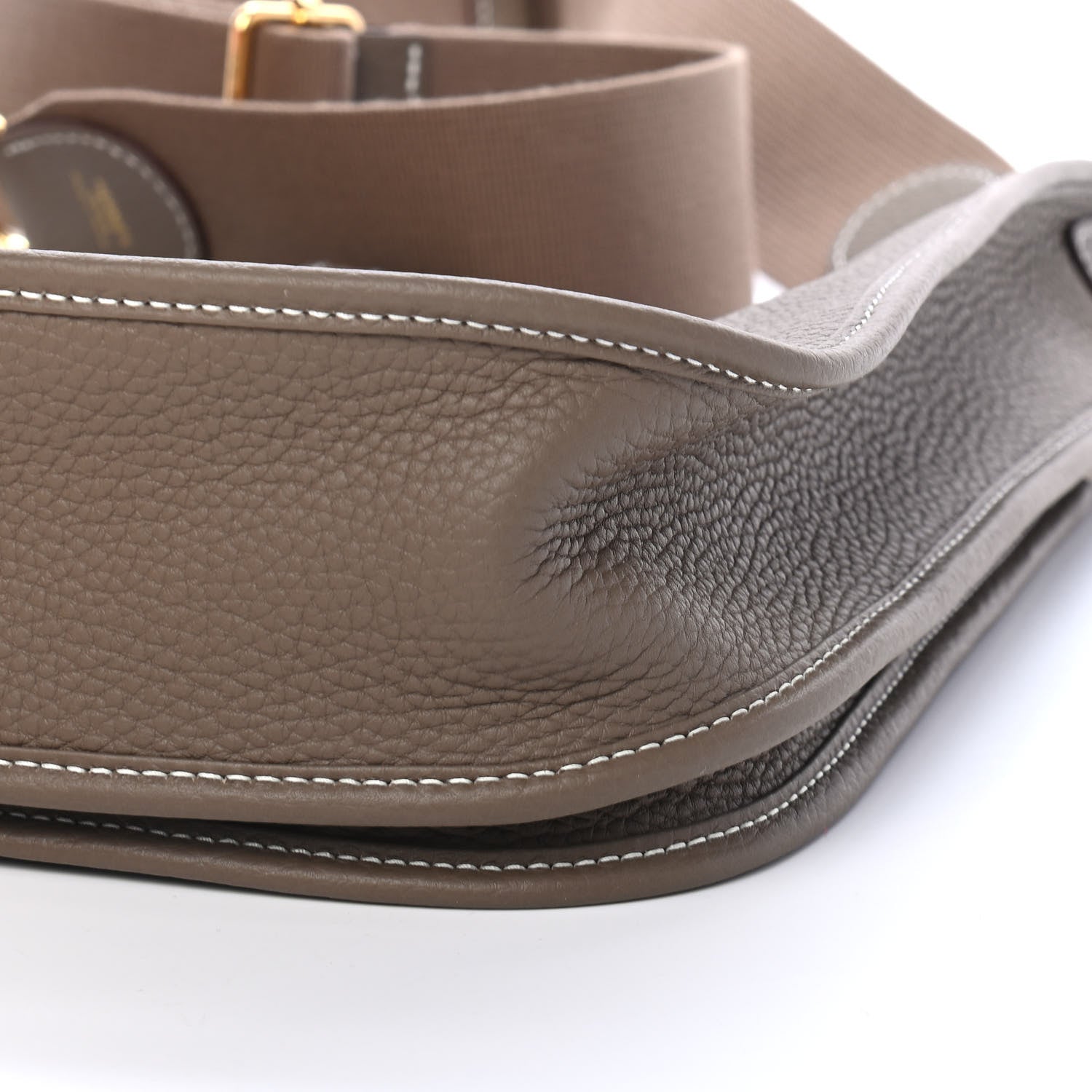 Hermes Taurillon Clemence Evelyne III PM Etoupe 8 of 8
