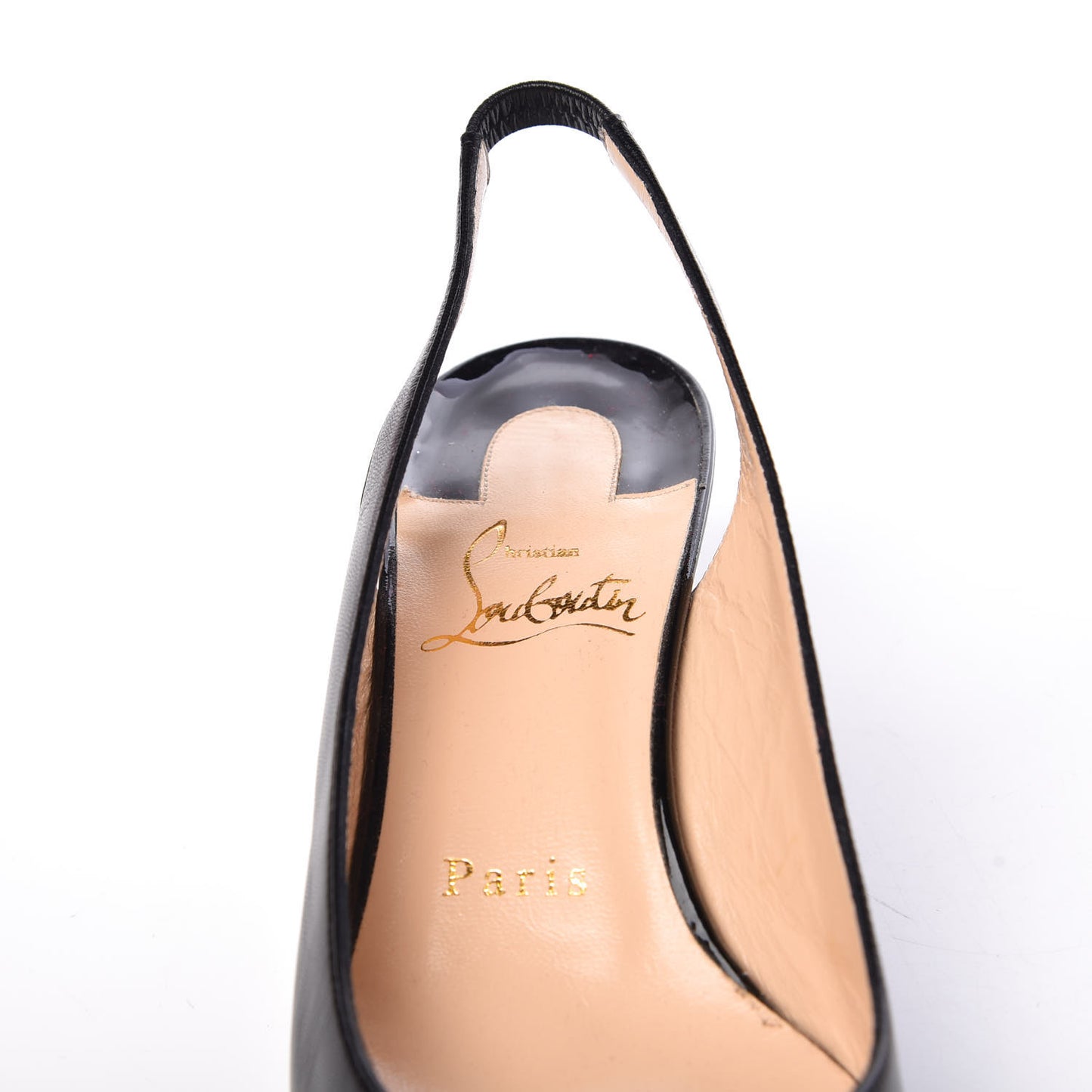 Kid Patent Geo Sling 45 Pumps 36.5 Black