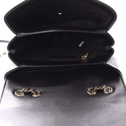 Chanel Calfskin Stitched Flap Black 5 of 10