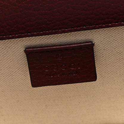 Gucci Dollar Calfskin Crystal Small Dionysus Shoulder Bag Vintage Bordeaux 6 of 10