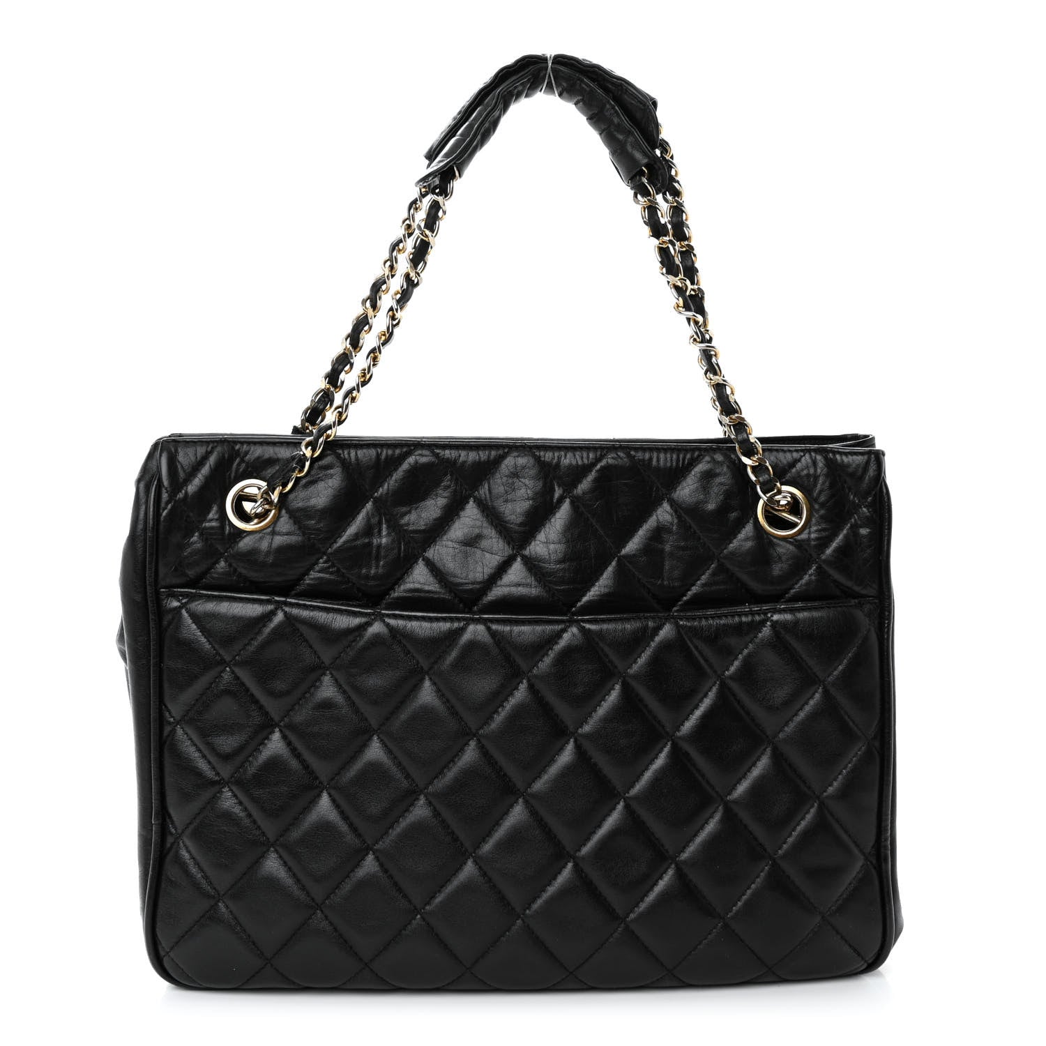 Chanel Lambskin Quilted Shoulder Bag Black 1 of 11