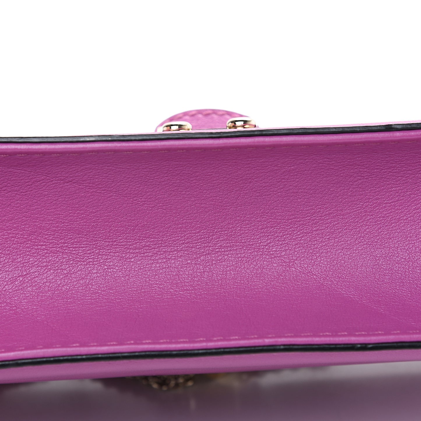 Vitello Medium Glam Lock Rockstud Flap Purple Violet