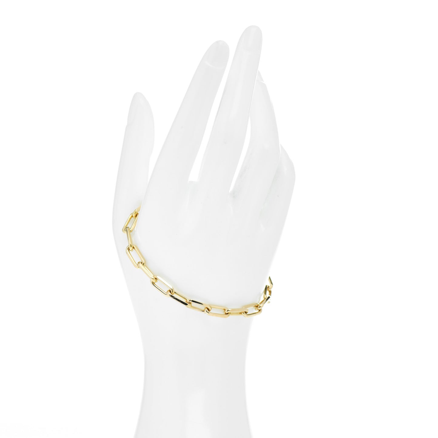 18K Yellow Gold Santos de Cartier Link Chain Bracelet