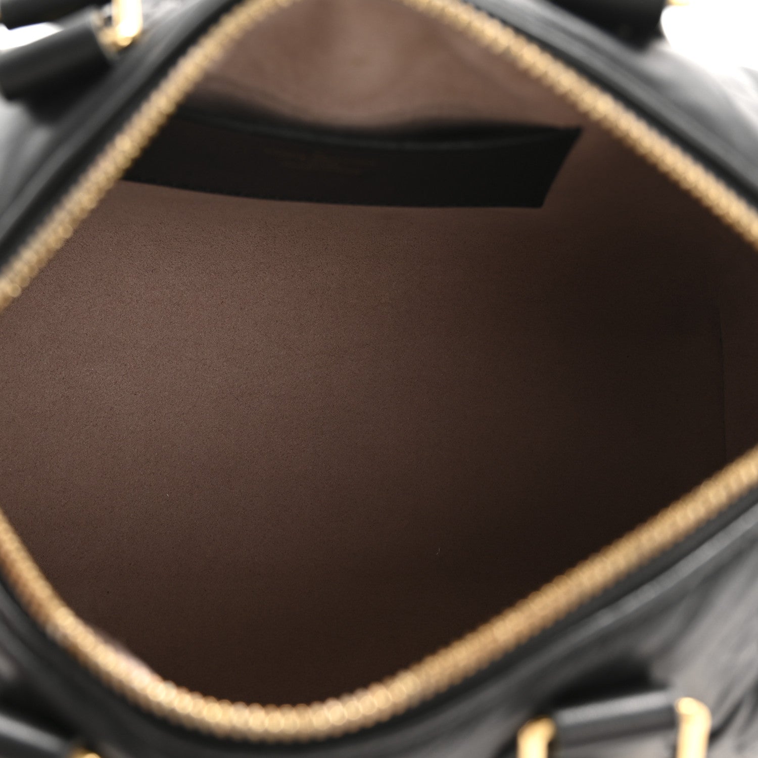 Louis Vuitton Lambskin Embossed Monogram Speedy 22 Bandouliere Black 5 of 12
