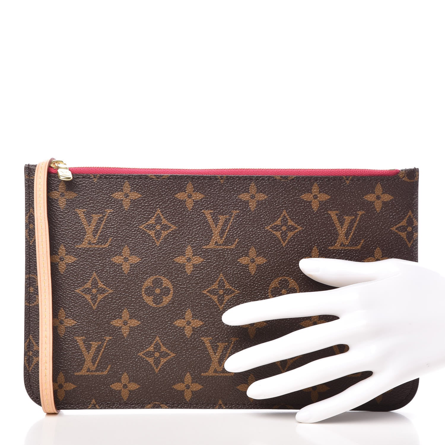 Louis Vuitton Monogram Neverfull MM GM Pochette Pivoine 2 of 8