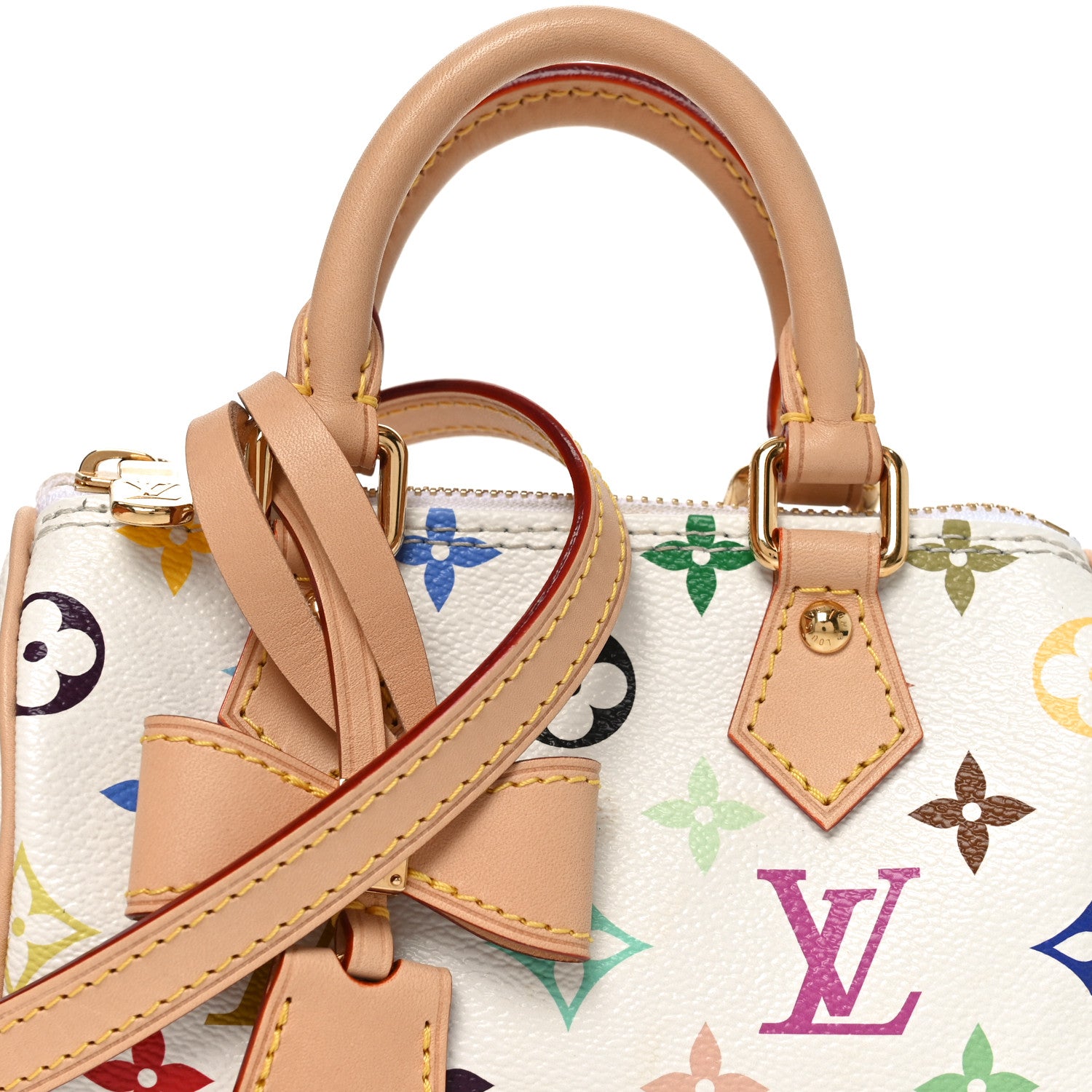 Louis Vuitton LV X TM Monogram Multicolor Nano Speedy White 7 of 10